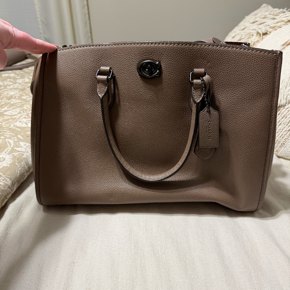Coach Brooke Carryall 36 Dark Stone